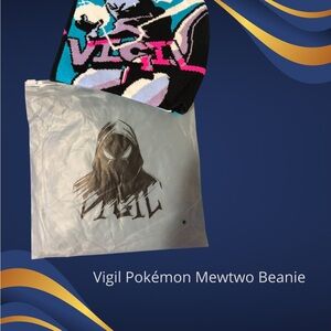 Pokémon Mewtwo Beanie - Black and Pink